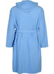 Morning robe with zipper and hood, Light Blue, Packshot image number 1