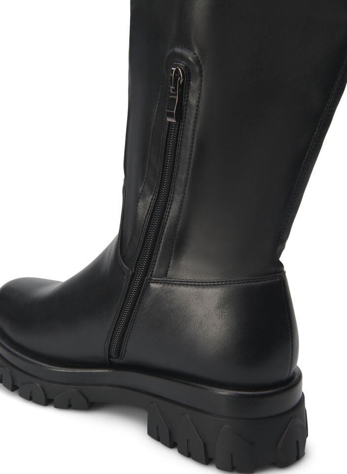 Boot with long shaft, Black, Packshot image number 4