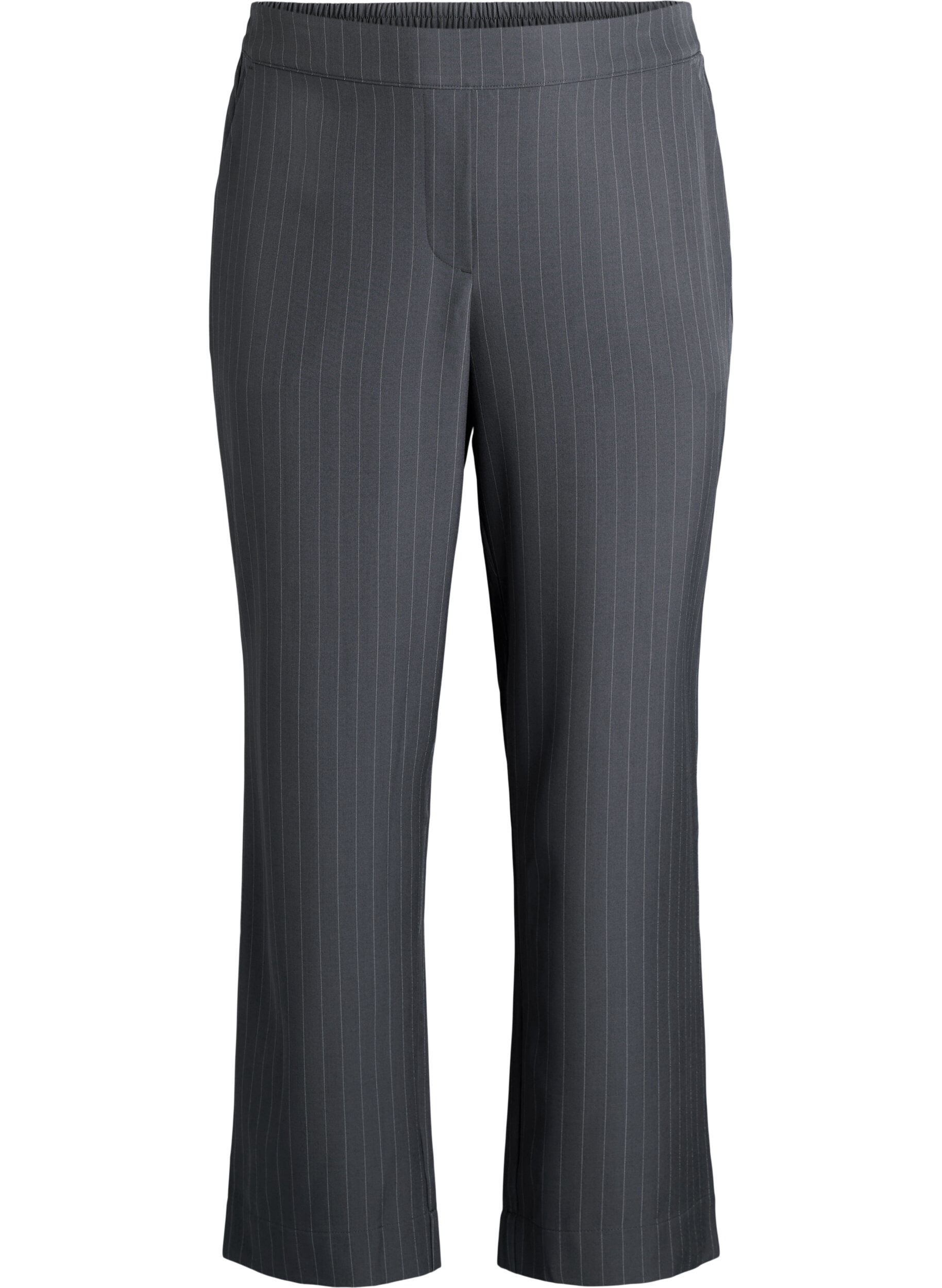 ZizzifashionLoose trousers with pockets, Dark Grey, Packshot image number 0