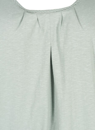 Top with lace trim, Slate Gray, Packshot image number 2