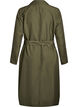 Long trench coat with embroidery, Green, Packshot image number 1
