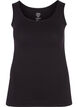 Seamless basic tank top, Black, Packshot image number 0