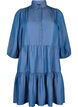 Denim dress in TENCEL™ Lyocell with 3/4 sleeves, Blue Denim, Packshot image number 0