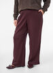 Wide-leg trousers with a high waist, Dark Bordeaux, Model image number 2