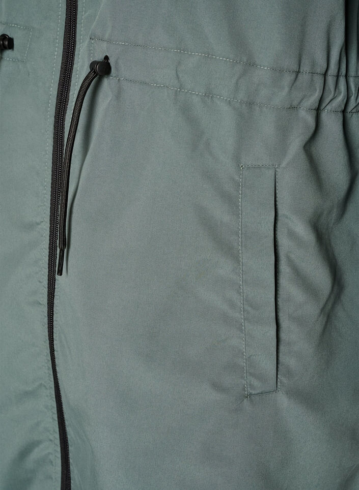 Lightweight parka with a hood, Green, Packshot image number 3