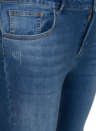Super slim fit Amy jeans with a high waist, Blue denim, Packshot image number 2