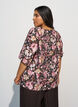 Viscose blouse with V-neck, Rose, Model image number 2