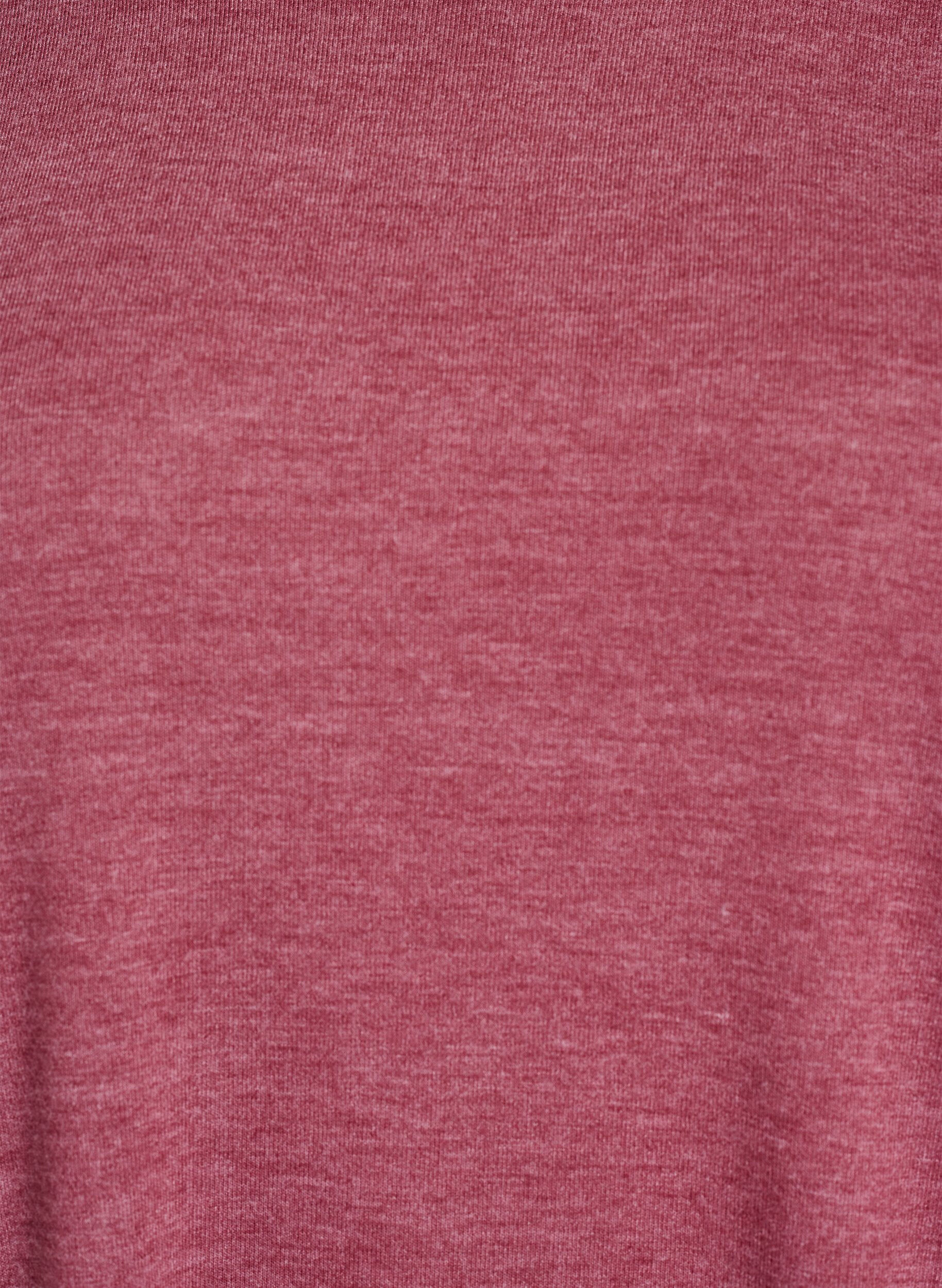 Zizzifashion Jersey blouse with 3/4 sleeves, Red, Packshot image number 2