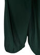 Viscose blouse with V-neck and rounded hem, Green, Packshot image number 3