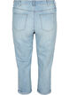 7/8 jeans with turn-ups and a high waist, Light Blue, Packshot image number 1