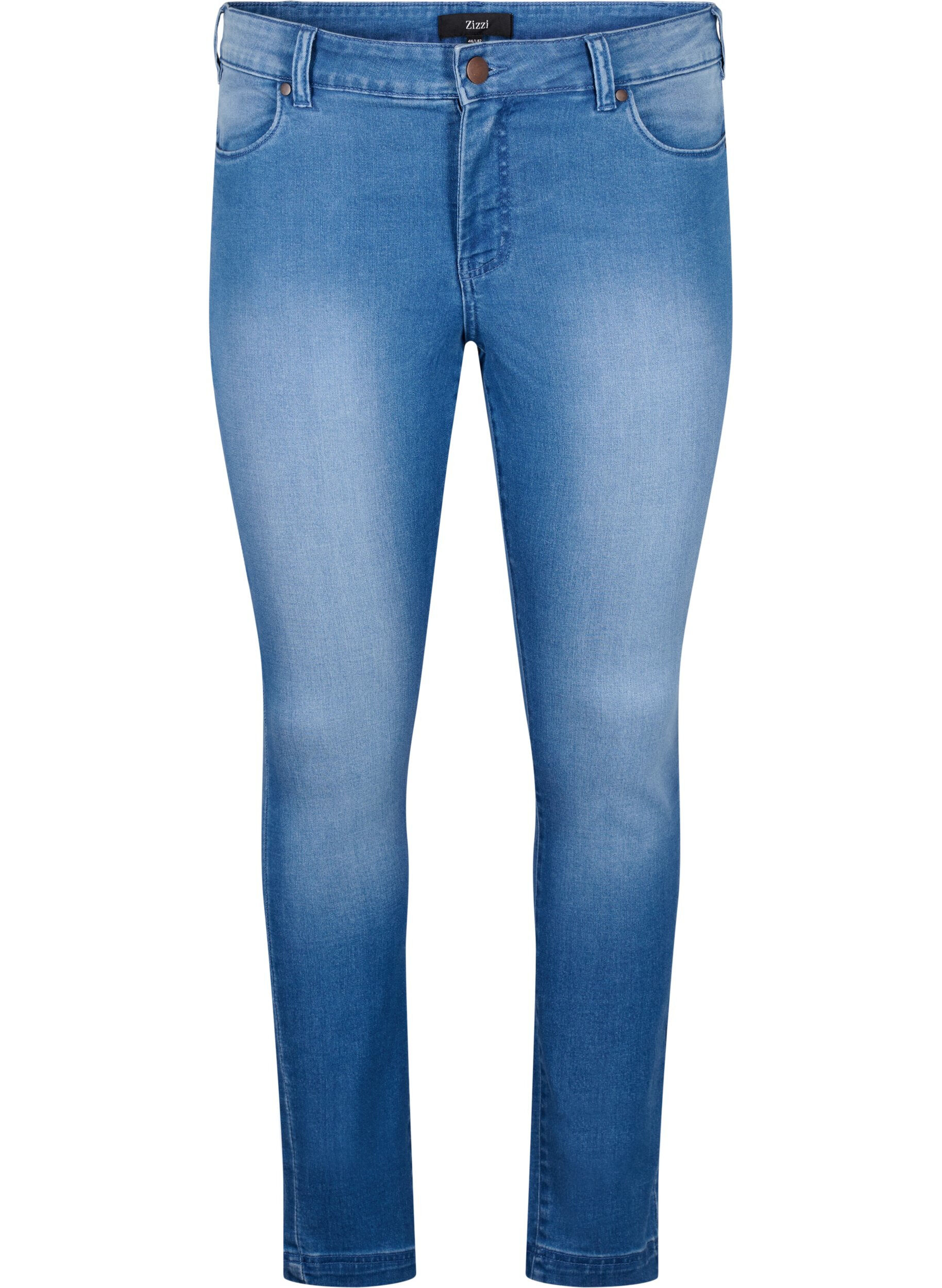 Zizzifashion Viona regular waist jeans, Light Blue, Packshot image number 0