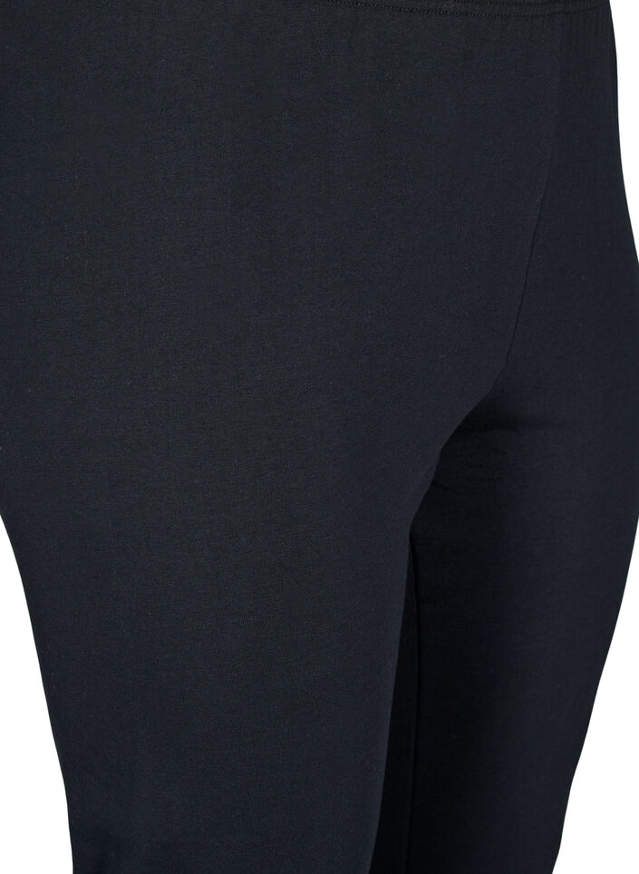 Flared jersey trousers, Black, Packshot image number 2