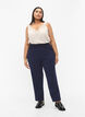 Trousers with straight fit, Blue, Model image number 0