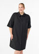 Short shirt dress with 3/4 sleeves, Black, Model image number 0
