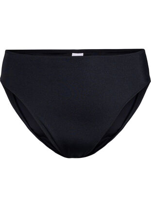 Bikini bottom with regular waist, Black, Packshot image number 0