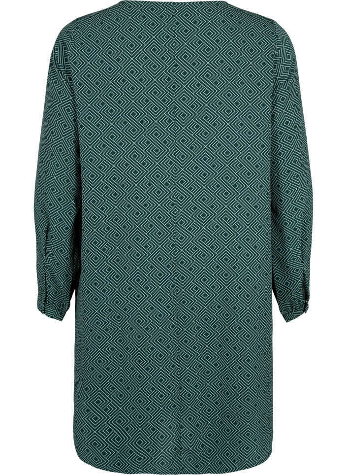 V-neck dress with print, Scarab Graphic AOP, Packshot image number 1