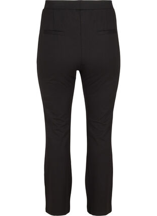 Trousers in a viscose blend, Black, Packshot image number 1