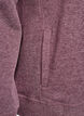 Sweatshirt with high collar and pockets, Red, Packshot image number 3