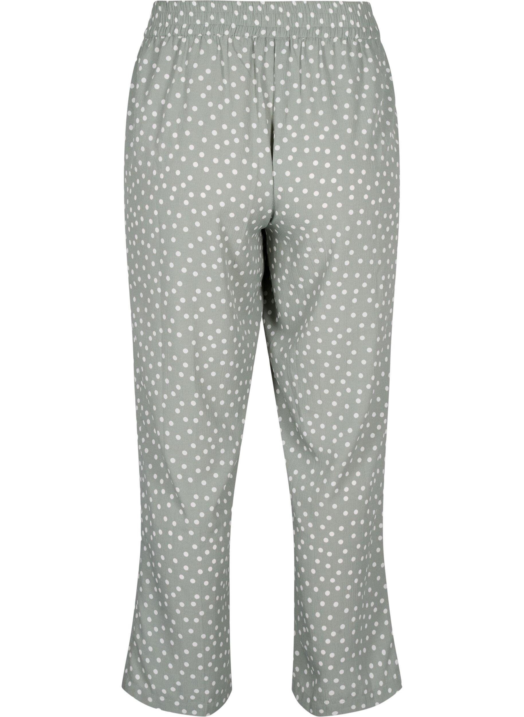 Zizzifashion FLASH - Pants with print and pockets, Iceberg Green Dot, Packshot image number 1
