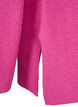 Melange pullover with side slit, R. Rose/White Mel., Packshot image number 3