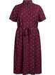 Midi shirt dress with polka dots, Red, Packshot image number 0