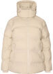 Short puffer jacket with detachable hood, Vanilla, Packshot image number 0