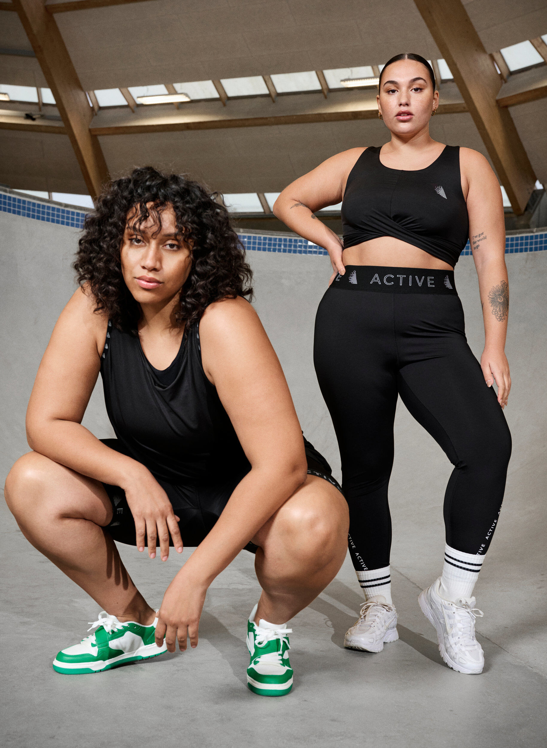 Zizzifashion Plain workout top, Black, Image image number 0