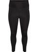 Training tights with a high waist and pocket in the waistband, Black, Packshot image number 0