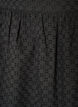 Short skirt with broderie anglaise and elasticated waist, Black, Packshot image number 2