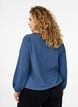 FLASH - Blouse with texture and long sleeves, Sargasso Sea, Model image number 1
