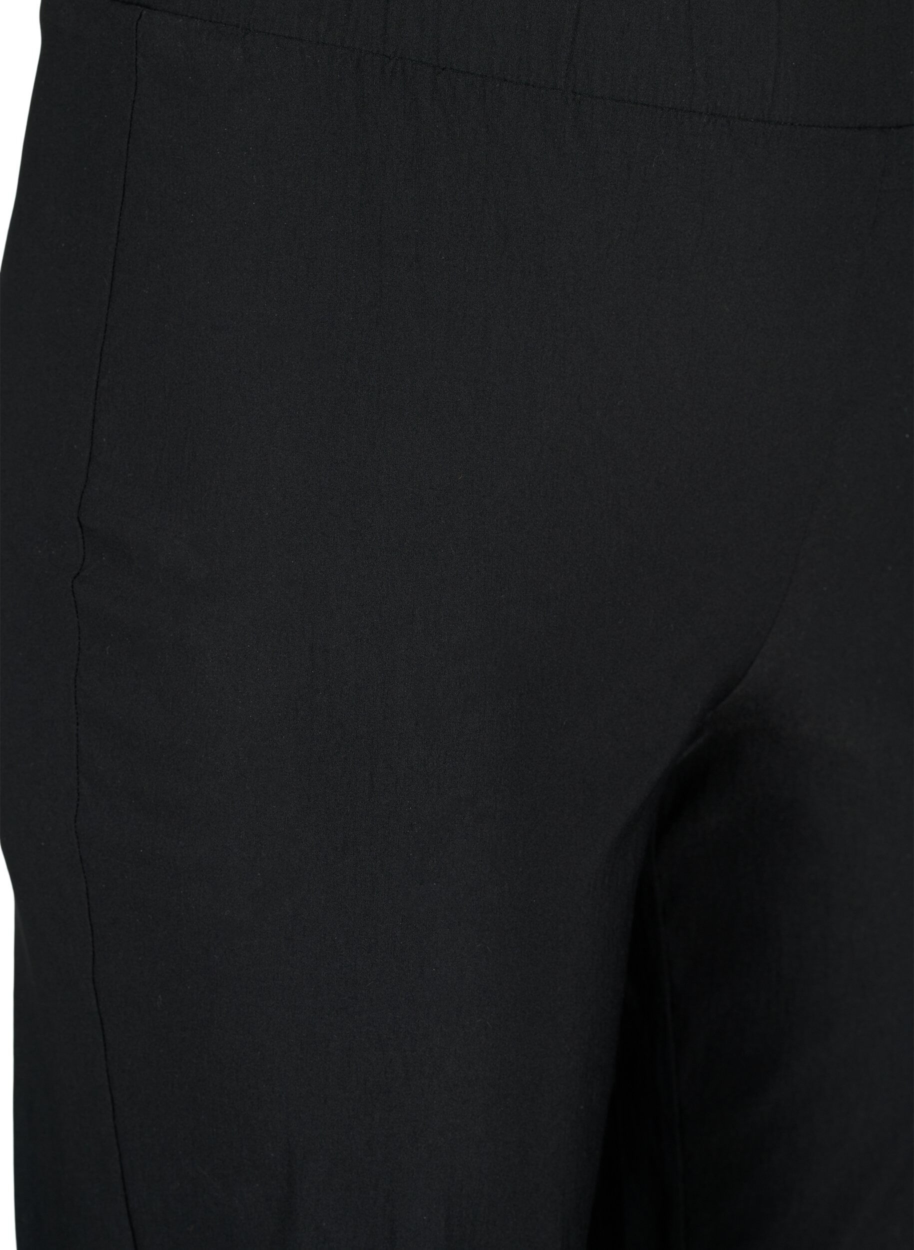 Zizzifashion Stretchy pants in viscose, Black, Packshot image number 2