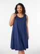 Sleeveless A-line dress, Blue, Model image number 0
