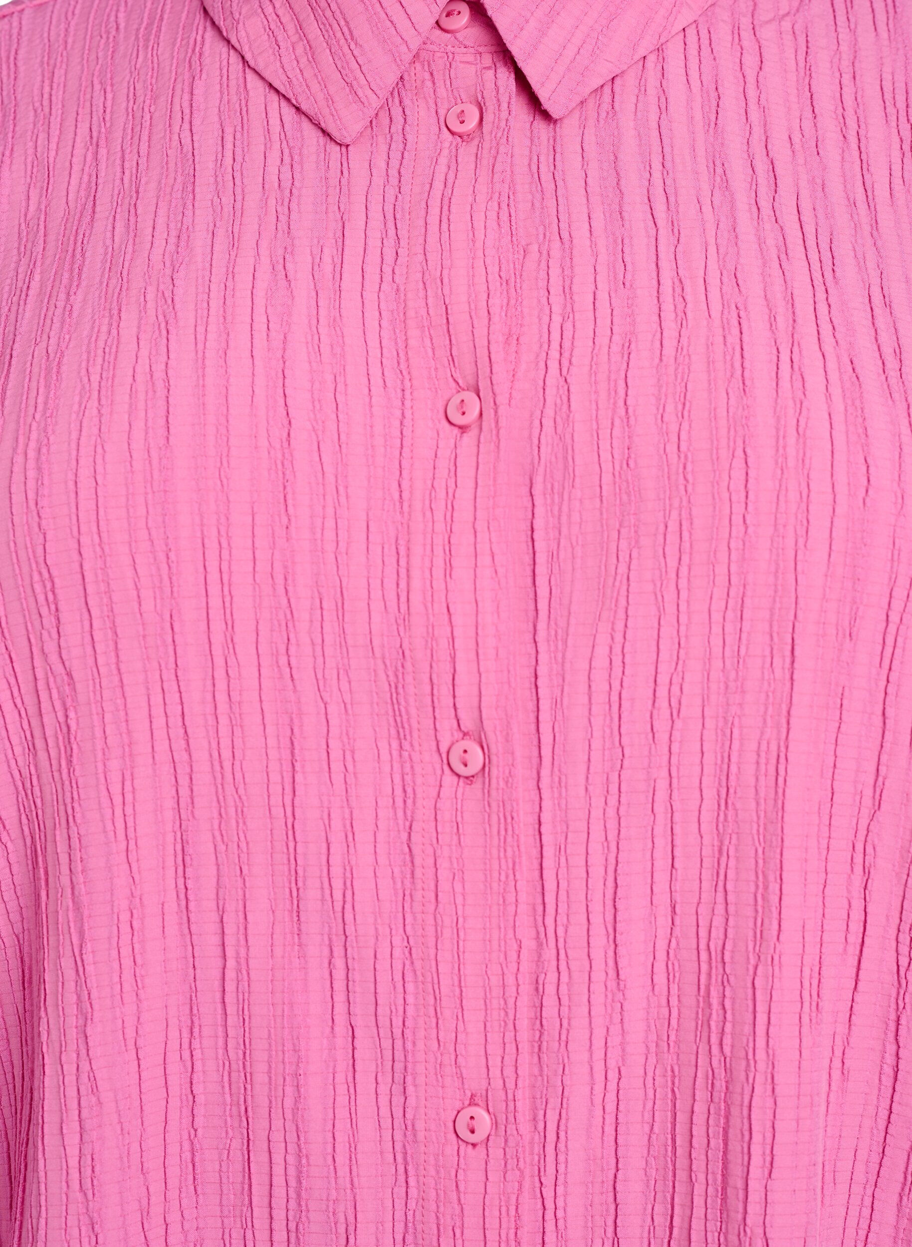 Zizzifashion FLASH - Shirt with texture, Pink, Packshot image number 2