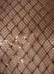 Sheer blouse with sequins and a diamond pattern, Brown, Packshot image number 2