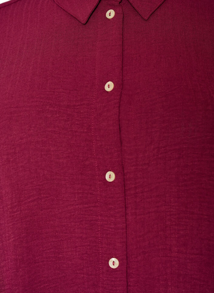 Long shirt with a light texture, Red, Packshot image number 2