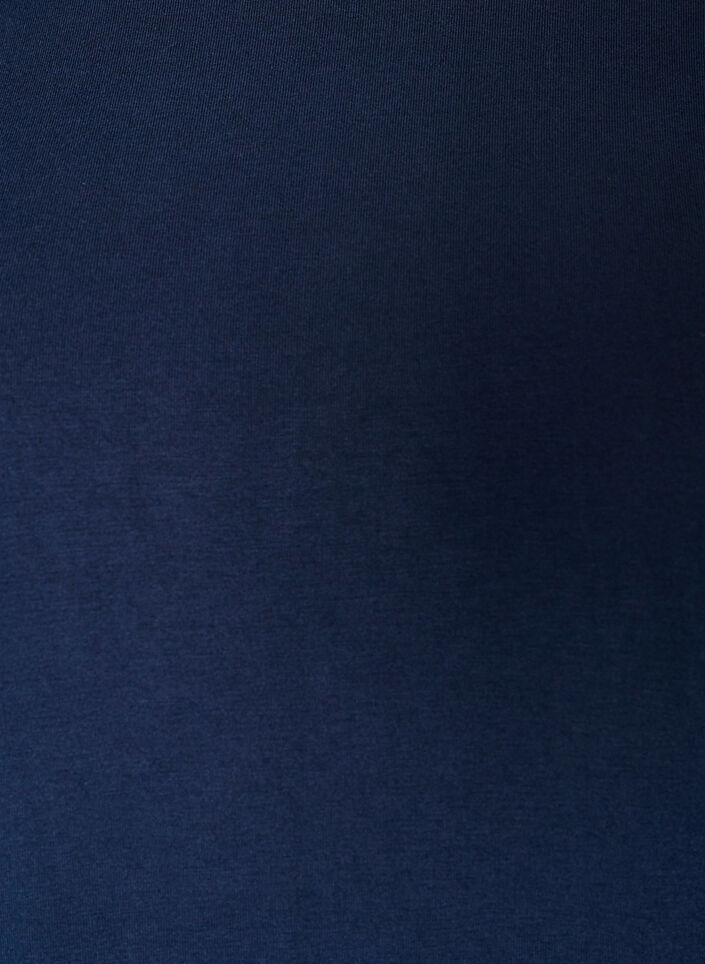 Jersey blouse with elbow-length balloon sleeves, Blue, Packshot image number 2