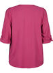 Viscose shirt blouse with 3/4 sleeves, Malaga, Packshot image number 1
