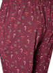 Printed pyjama bottoms, Dark Bordeaux, Packshot image number 3