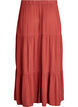 Long skirt with elasticated waist, Red, Packshot image number 1