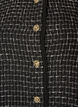 Jacket in boucl&eacute; with gold-coloured buttons, Black, Packshot image number 2