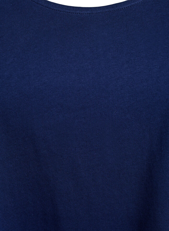 Cotton top with a-shape, Blue, Packshot image number 2