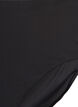 Solid colour bikini bottom with high waist, Black, Packshot image number 2