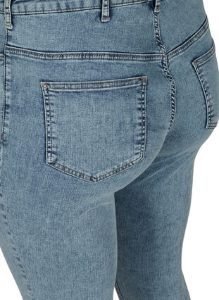 High-waisted Amy jeans with stone wash, Stone Washed, Packshot image number 3