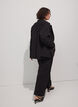 Tailored trousers with wide legs and high waist, Black, Model image number 1