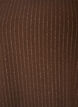 Short A-line dress with glitter stripes, Brown, Packshot image number 2