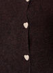 Cardigan with heart-shaped buttons, Brown, Packshot image number 2