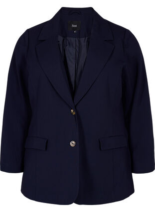 Classic blazer with button closure, Night Sky, Packshot image number 0