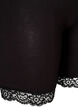 Cycling shorts with lace trim, Black, Packshot image number 2