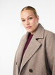 Short coat with double-breasted button closure, Beige, Model image number 3
