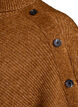 Poncho with turtleneck and button detail, Brown, Packshot image number 3